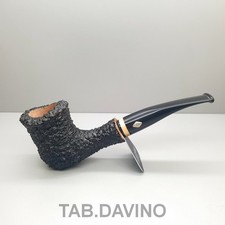 BREBBIA PIPE NAIVE RUSTIC ROCK BLACK FC 7013 BLACK MADE IN ITALY picture