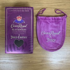 Juicy Couture x Crown Royal Collectors Box and Bedazzled Bag Pink picture