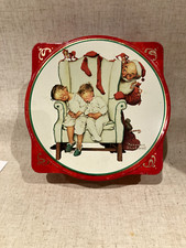 Vintage 1995 Collectible Empty Tin Snickers Limited Edition Norman Rockwell picture