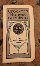 1940S Crocker’s Honest Fertilizer American Agriculture Notepad NOS picture