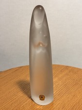 Vintage REIJMYRE Sweden Frosted Crystal Praying Madonna 8