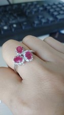 Natural ruby ring in US size 7.5 picture