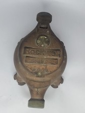 ROCKWELL INTERNATIONAL ANTIQUE BRASS WATER METER  picture