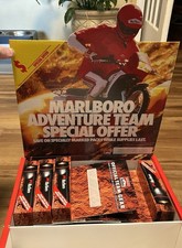 NOS 1992 Full Case Of 20 Marlboro Adventure Team Flashlight New in Box 2 Posters picture