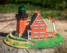 DANBURY MINT HISTORIC AMERICAN LIGHTHOUSES BLOCK ISLAND SOUTHEAST LIGHTHOUSE picture
