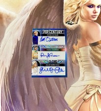 PETER OSTRUM PARIS THEMMEN JULIE DAWN COLE LEAF METAL POP CENTURY TRIPLE AUTO 10 picture