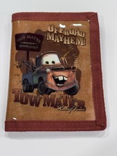 Rare Disney Pixar World of Cars Tow Mater Racing Team Off Road Mayhem Wallet 5x4 picture