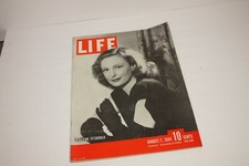 Vintage LIFE Magazine - August 7, 1944 - Geraldine Fritzgerald picture