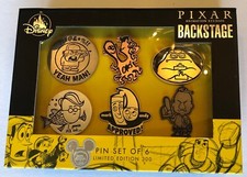 Disney Pixar Animation Studios Backstage Pin Set LE 300 D23 2019 Under the Lamp picture