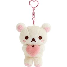 San-X Universe Hanging Plush Korilakkuma Heart Plush Keychain Japan New Gift picture