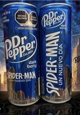 Dr Pepper Dark Berry Mexico 6 Pack 355ml Unopened Cans Spider Man Brand New Day picture