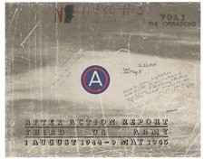 687 Page After Action Report Patton Third Army 1 August 1944 - 9 May 1945 on CD picture