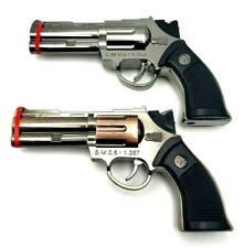 Revolver Torch Pistol Gun Shaped LIGHTER Trigger Activated Jet Torch Flame picture