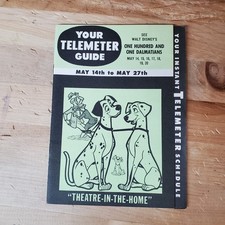 Vintage 1960s Your Telemeter Guide Booklet Early Coin Pay TV Ephemera Toronto picture