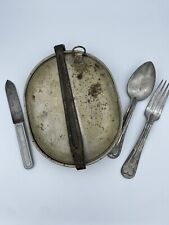 WW1 US Mess Kit Marked TUSA Co 1918 Dated Complete W Fork, Knife Spoon picture