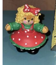 Vintage Lucy & Me Bear And Enesco Ceramic ￼Figurine Raggedy Ann Fun picture