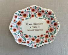 Two’s Company - Of All Possessions A Friend Is The Most Precious - Dish picture