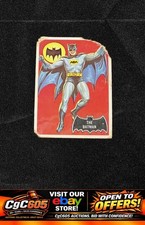 1966 Topps Black #1 Batman Rookie AUTHENTIC Vintage Comic DC Card *CgC605* picture