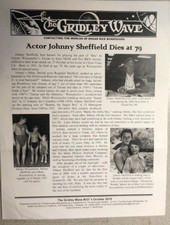 THE GRIDLEY WAVE #337 (2010) 2-page Edgar Rice Burroughs Tarzan fanzine picture