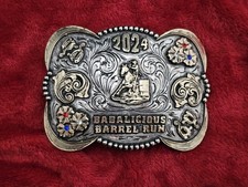 Barrel Racing RODEO☆Babalicious☆2024☆X~Treme☆CHAMPION TROPHY BUCKLE☆Rare☆T34 picture