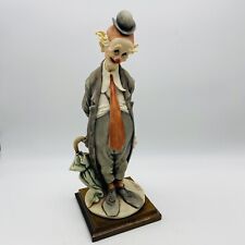 Vintage Giuseppe G. Armani “The Tender Clown” Umbrella 13” 3/4 Porcelain  picture