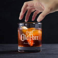 Custom Engraved Grand Old Parr Whiskey Glass – 11 oz Standard Rocks Glass picture