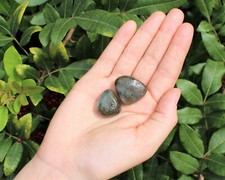 2 Labradorite Tumbled Stones: 'A' Grade Natural Polished Crystals picture