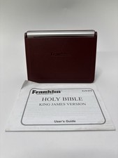 Franklin Electronic Holy Bible King James Version KJV-570 Handheld Never Used picture