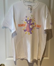 NWT VTG 2002 Disney Epcot Figment Is Back T Shirt Medium  Graphic Print Retro picture
