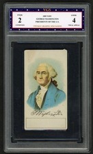 Rare 1889 VGS 2 N309 Presidents Of The US George Washington picture