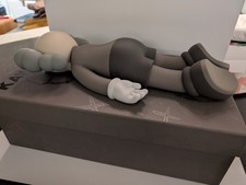 KAWS Medicom Toy Figurine Companion 2020 Open Edition Art Vinyl Grey White picture