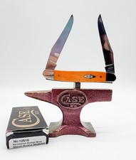Case 12515 Persimmon Orange Bone Smooth Muskrat picture