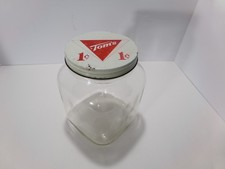 Vintage Tom’s 1cent Glass Jar - Embossed on Bottom picture