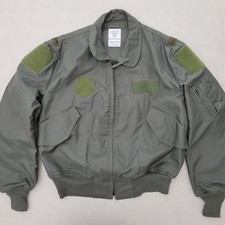 XL GENUINE USAF GREEN FIRE RESISTANT SUMMER FLYERS JACKET CWU-36/P  picture