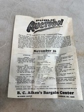 Bc Aikens bargain center auction flyer cameron Missouri Gag picture