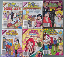 BETTY AND VERONICA SET OF 10 DOUBLE DIGEST MAGAZINE ARCHIE COMICS picture