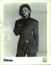 1990 Press Photo M.C. Trouble, Rap musician - lrx24982 picture