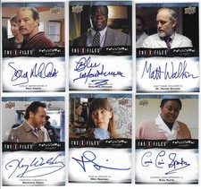2023 UPPER DECK X-FILES MONSTERS OF THE WEEK LOT OF 10 AUTOGRAPH CARDS picture