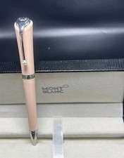 Montblanc Muses Marylin Monore Ball Point Pen|  Pink Body+Silver Clip|IBlack Ink picture