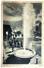 Czech Republic Karlovy Vary Karlsbad spa resort bubble jumper postcard 1900 picture