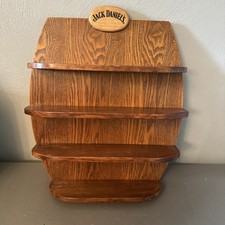 Jack Daniels Legends Wooden Shot Glass Display Shelf 2002.  picture
