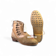 WW1 GERMAN M1893 SIDE LACES LOW BOOTS – IMPERIAL ARMY BOOTS REPRO, Made to Size picture