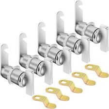 Thumb Operated Offset Cam Lock, 1-3/8” RV Storage Locks 5PCS Cabinet Locks 5P... picture