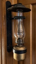 Antique Dressel Caboose Wall Mount Oil Burning Lantern  picture