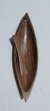 Hand Crafted Rosewood Canoe And Oar By Ketchi Maya Artisans Belize. Unique picture
