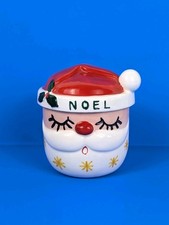 Vintage Norcrest Santa Claus Covered Dish Sugar Bowl, Candy Dish, Trinket picture