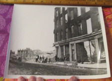 1960s Antique Photo Maine Free Street Portland After the Fire of July 4th 1866 picture