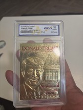 2019 Donald Trump 23 Karat Gold 3D Signature Trading Card GEM MINT 10 🔥🔥🔥 picture