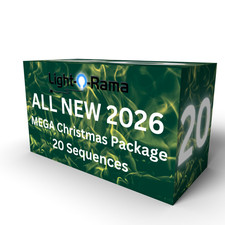 NEW 2026 MEGA Package of 20 Christmas Light-O-Rama Sequences 16 Channel picture
