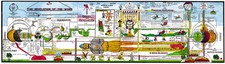 REVELATION OF THE WORD: Teacher's Edition 30in by 8 long Bible Prophecy Chart  picture